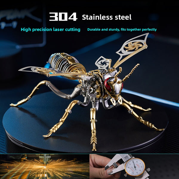 Mechanical insects, bumblebees, high difficulty, metal assembly models, creativity, handmade DIY ornaments, gifts, educational toys