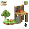 Magnetic building block assemble my world 2cm, six-sided magnetic square children's puzzle building block