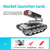 Building block assembly, adult, educational, over ten years old, children, toy tank, three-dimensional high-difficulty 3d metal, model warship