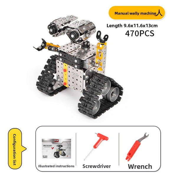 Building block assembly, adult, educational, over ten years old, children, toy tank, three-dimensional high-difficulty 3d metal, model warship