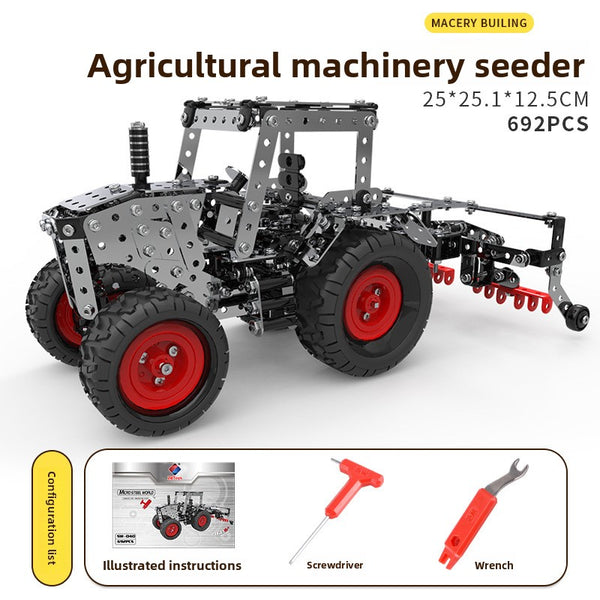 Building block assembly, adult, educational, over ten years old, children, toy tank, three-dimensional high-difficulty 3d metal, model warship