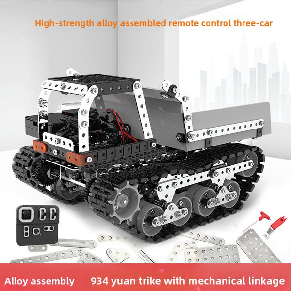 Building block assembly, adult, educational, over ten years old, children, toy tank, three-dimensional high-difficulty 3d metal, model warship