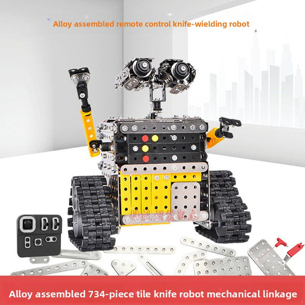 Building block assembly, adult, educational, over ten years old, children, toy tank, three-dimensional high-difficulty 3d metal, model warship
