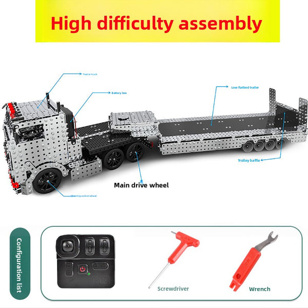Building block assembly, adult, educational, over ten years old, children, toy tank, three-dimensional high-difficulty 3d metal, model warship