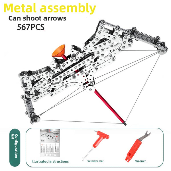 Building block assembly, adult, educational, over ten years old, children, toy tank, three-dimensional high-difficulty 3d metal, model warship