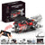 Supercar Ferrari, Enzo V12 engine, car engine building block model, light spray, toys
