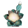 Dust ceramic smoke backflow aromatherapy stove, creative LED colorful lamp lotus backflow sandalwood stove craft ornament - Toy Collection