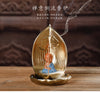 Original ceramic little gossip lion insert incense burner pan incense, gilt porcelain incense insert new Buddhist hall supplies - Toy Collection
