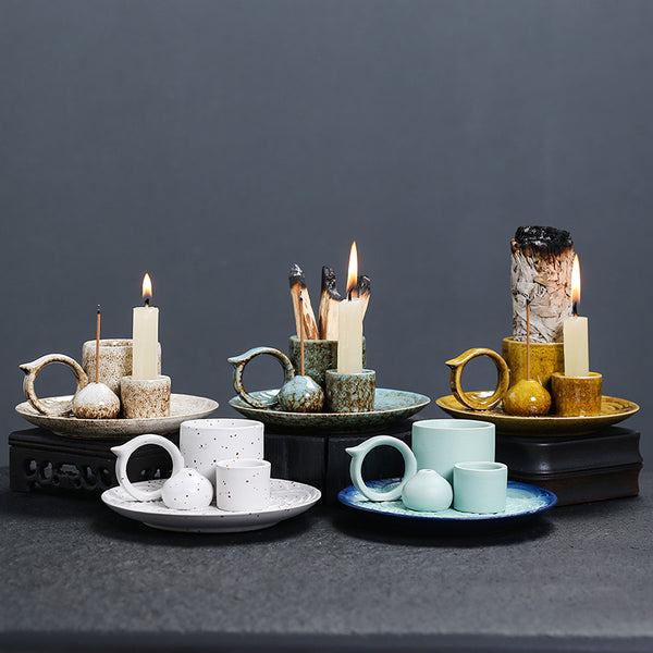Peru saint stick aromatherapy burner palo santo holder sage burning tray holder ceramic incense burner - Toy Collection