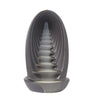 Original backflow incense burner, alpine and flowing water ceramics, tower incense burner creative view smoke agarwood road ornament - Toy Collection