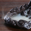Original ceramic backflow aromatherapy stove, creative small purple sand dragon smoke backflow sandalwood stove handicraft ornament - Toy Collection