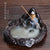 Original ceramic backflow aromatherapy stove, creative small purple sand dragon smoke backflow sandalwood stove handicraft ornament - Toy Collection