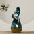 Ceramic ornamental smoke backflow aromatherapy stove, creative green lotus lotus dance incense road handicraft home decoration - Toy Collection