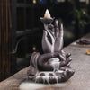 Purple sand backflow sandalwood burner indoor household incense burner creative large bergamot backflow aromatherapy burner gift ornament - Toy Collection