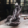 Purple sand backflow sandalwood burner indoor household incense burner creative large bergamot backflow aromatherapy burner gift ornament - Toy Collection