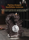 Purple sand backflow aromatherapy burner home jewelry ornament, creative Chinese dragon LED light backflow incense burner original - Toy Collection
