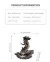 Resin backflow aromatherapy stove jewelry, creative lotus zen bergamot backflow fragrance home handicraft ornament - Toy Collection